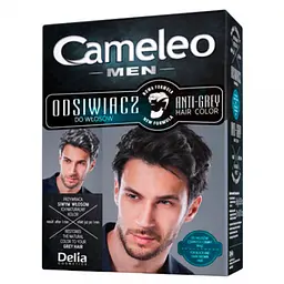 Фарба для бороди та волосся Delia Cameleo Men брюнет, 2x8+30 мл