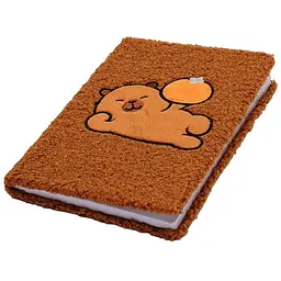 Блокнот А5 ZiBi Capybara 10 Kids Line плюшевий клітинка 80 аркушів (ZB.700024) - мініатюра 6
