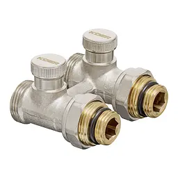 Комплект для нижнього підключення радіатора Koer 1/2"x3/4" прямий з термоголовкою SET-22 KR3174 - мініатюра 4