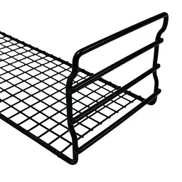 Полиця для взуття IKEA чорна металева підставка з регульованим нахилом 11х19х27 см - мініатюра 3