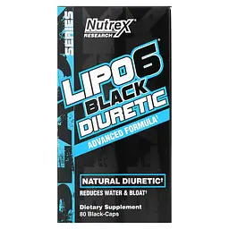 Діуретик - Сечогінний Засіб Lipo-6 Black Diuretic - 80 капсул