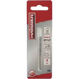 Свердло по металу Haisser DIN 338 HSS-R 8.5х75х117 мм (88489)