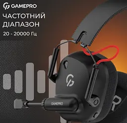 Ігрові навушники GamePro HS-120-B Mercury Genesis Black - мініатюра 6