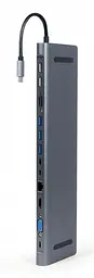 Док-станція Type-C Cablexpert (A-CM-COMBO9-01) - мініатюра 2