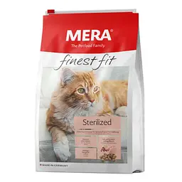 Сухий корм для стерилізованих котів Mera finest fit Sterilized із свіжим м'ясом птиці і журавлиною 10 кг