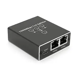 Активний RJ45-сплітер 1x3 Network splitter Adapter Voltronic YTS-RJ45-1to3 1000Mbps - мініатюра 2