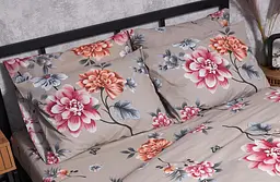 Набір наволочок Moon&Star Бязь Gold Люкс Peony Brown 50х50 см 2 шт - мініатюра 3
