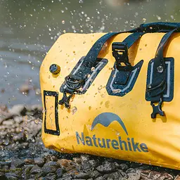 Водонепроникна дорожня сумка Naturehike CNK2450XB015, 90 л, жовта - мініатюра 9