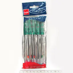 Ручка кулькова/масляна CELLO Finegrip 388_GR зелена (5/250)