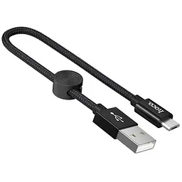USB Cable Hoco X35 Premium MicroUSB Black 0.25m - мініатюра 2