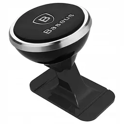 Автотримач Baseus 360° Adjustable Magnetic Phone Mount Silver (SUCX140012) - мініатюра 2
