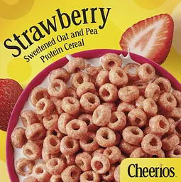 Сухий сніданок General Mills Cheerios Protein Gluten Free Strawberry 425г - мініатюра 3