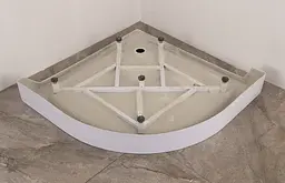 Душова кабіна з низьким піддоном Mixxus Plain SCT02-100x100x195-FB Satin матове скло 4 мм MI6897, Універсальна, хром матовий - мініатюра 4