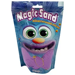 Креативна творчість "Кінетичний пісок Magic sand" Strateg 39403-4 фіолетовий 500 грам