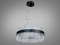 Стельова люстра LED Diasha 817/500PB, 110W, чорна, регульована висота, для коридору та вітальні - мініатюра 4