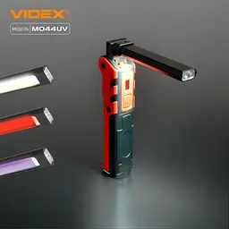 Портативний багатофункціональний ліхтарик Videx VLF-M044UV 400 Lm 4000 K (VLF-M044UV) - мініатюра 3