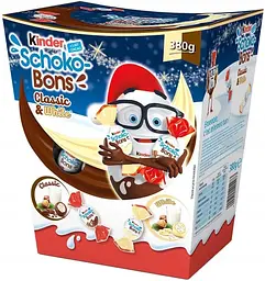Цукерки Kinder Schoko Bons Classic&White 380 г