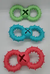 Жувальна іграшка для собак Bonny figure 8 bone-piercing, Блакитний - мініатюра 3