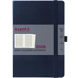 Щотижневик Axent 2026 Prime Strong 145 x 210 мм синій (8507-26-02-A) - мініатюра 2