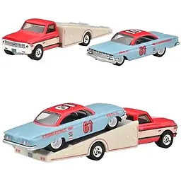 Колекційна модель машинки Hot Wheels Car Culture 1961 Impala та 1972 Chevy Ramp Truck (FLF56/HKF40) - мініатюра 3
