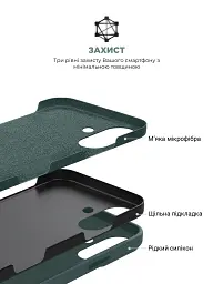 Чохол ArmorStandart ICON2 Case для Apple iPhone 16 Lake Green - мініатюра 6