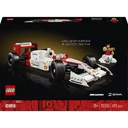 Конструктор LEGO Icons McLaren MP4/4 і Айртон Сенна 693 деталей (10330)