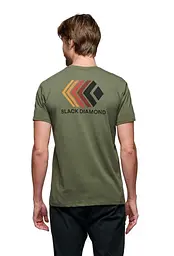 Футболка чоловіча Black Diamond M Faded SS Tee M Оливковий - мініатюра 5