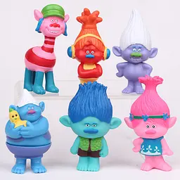 Іграшки тролі (Trolls), 6 шт