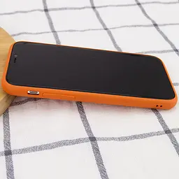 Шкіряний чохол Xshield для Apple iPhone 14 Pro Max 6.7" Помаранчевий / Apricot - мініатюра 4