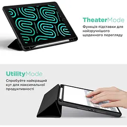 Чохол-книжка ArmorStandart Smart Fold Pen для Lenovo Idea Tab Black (ARM89515) [157296] - мініатюра 5