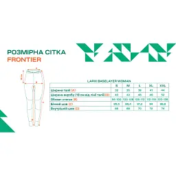 Термоштани Frontier Larix XS merino/bamboo Mint - мініатюра 5