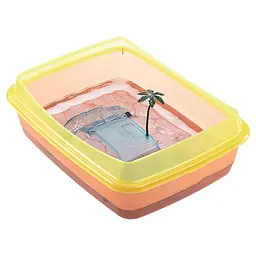 Басейн для черепах Ferplast Rortugas жовто-оранжевий 47 × 36 × 15.5 см 60018099