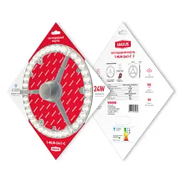 Світлодіодний модуль 1-MLM-2441-C MAXUS Led Module 24W 4100K Circle