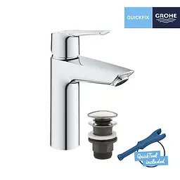 Змішувач для раковини Grohe QuickFix Start M-Size 23746002 з донним клапаном, Хром - мініатюра 3