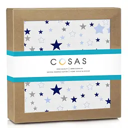 Пелюшка муслінова 80x100 Stars COSAS (4822052263488)