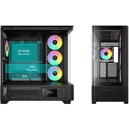 Корпус GAMDIAS ATLAS P2 CG Black (4711514501025) - мініатюра 10