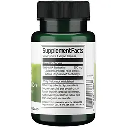 Берберин Swanson Berberine Advanced Enhanced Absorption 30 веганських капсул - мініатюра 2