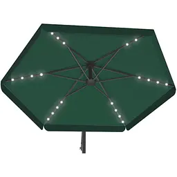 Садова парасоля GardenLine GAO1510 з LED підсвіткою Green [144769] - мініатюра 3