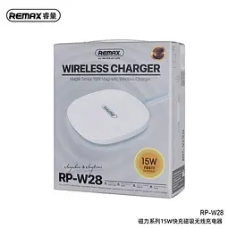 Зарядне бездротове Qi магнітне Remax Motin Magnetic Fast Charger RP-W30 15W біле - мініатюра 2