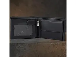 Чоловіче портмоне натуральна шкіра Cortina 5053 nero Чорне 12х9, 5х2, 5 см TONY PEROTTI acs0032383 - мініатюра 4