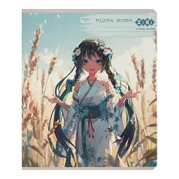 Зошит ZiBi предметний ANIME 48 аркушів лінія, українська мова (ZB.1704-14) - мініатюра 1