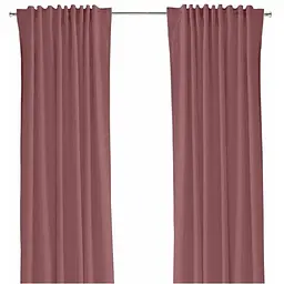 Штори на кухню та в кімнату Cosas Blueberry 180х270 см 2 шт сливовий (Curtains_Cherry)