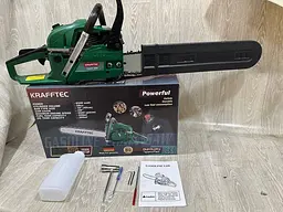 Бензопила ланцюгова 45 см 6500 Вт 9500 об / хв KRAFFTEC - мініатюра 2