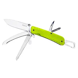 Багатофункціональний ніж Ruike Trekker LD43, (8.5 см) 12C27 / G10 зелений, 15 інстр.