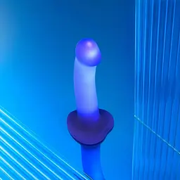 Фалоімітатор Strap-on-me M, 18 см (синій) - мініатюра 4