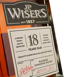 Віскі J.P. Wiser's 18 yo Canadian Blended Whisky 40 % 0.7 л - мініатюра 3