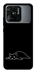 TPU чехол Demsky Lazy cat для Xiaomi Redmi 10C