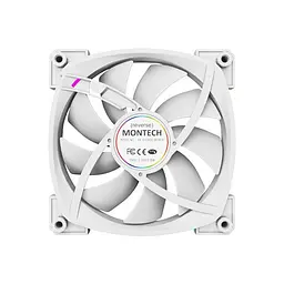 Корпусний вентилятор 120MM RX120 PWM WHITE MONTECH - мініатюра 5