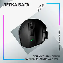 Бездротова миша Logitech G502 X Lightspeed Wireless Black (910-006180) - мініатюра 5