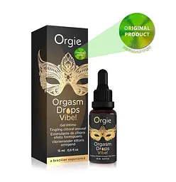 Стимулююча сироватка з ефектом вібрації, 15 мл Orgie-Orgasm Drops Vibe